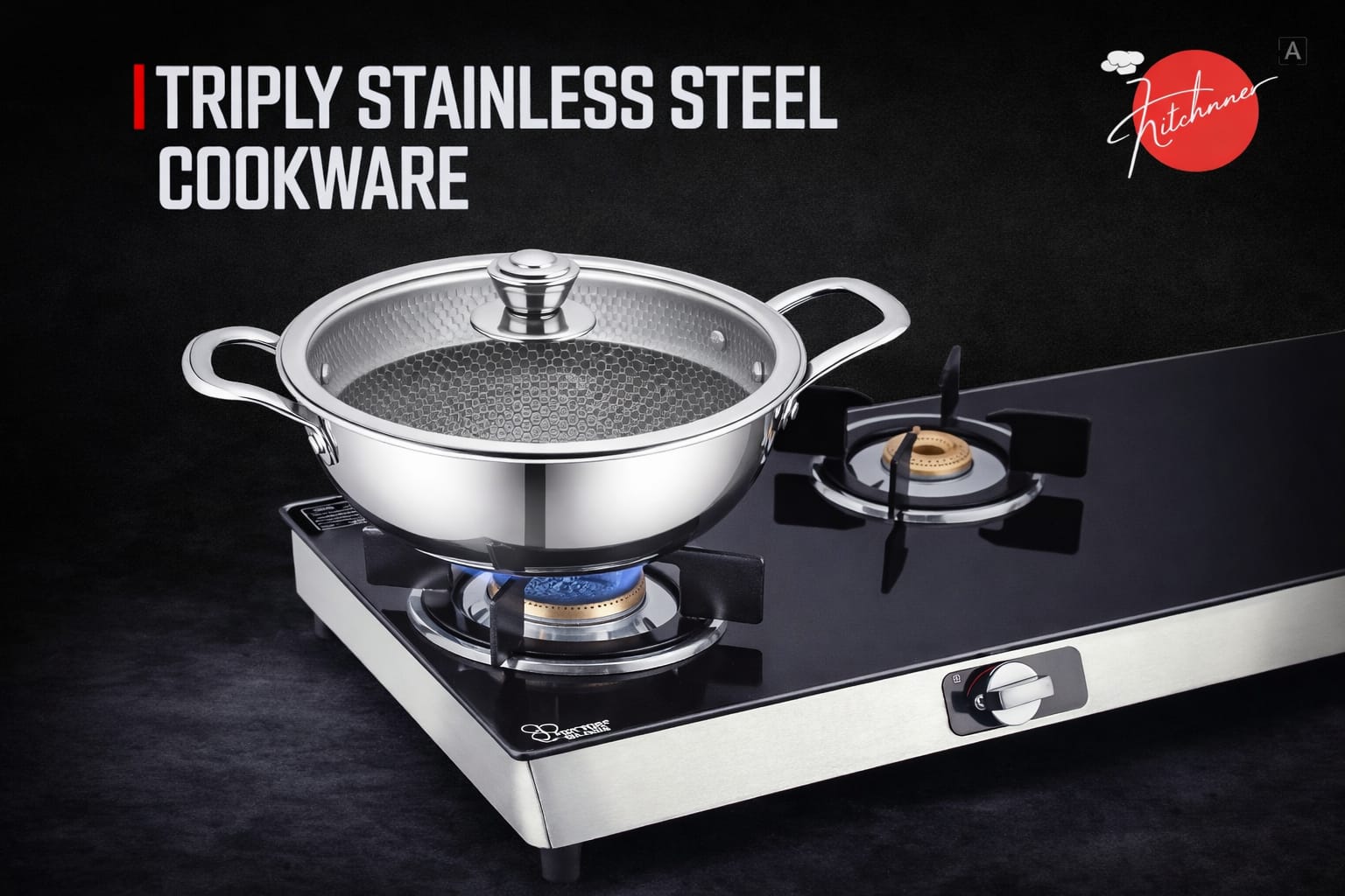 HONEYCOMB NON - STICK KADHAI