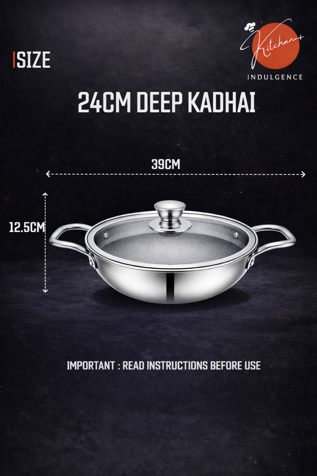 HONEYCOMB NON - STICK KADHAI