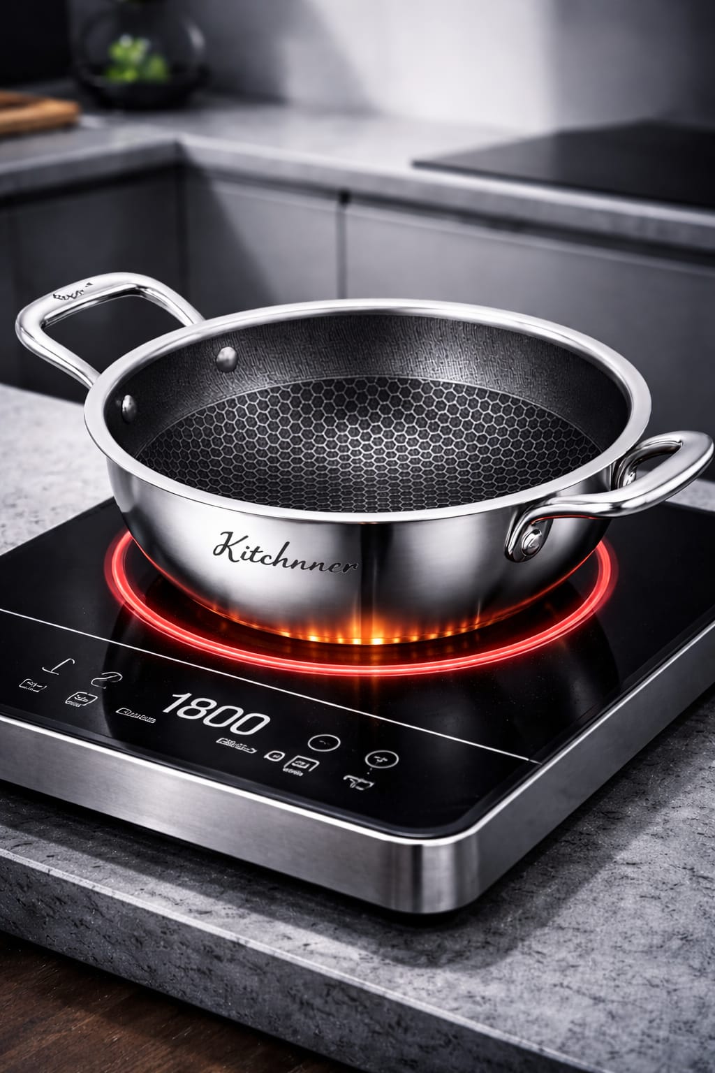 Honey comb  Non - Stick kadhai